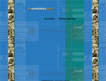 Tablet Screenshot of e-ventuales.com